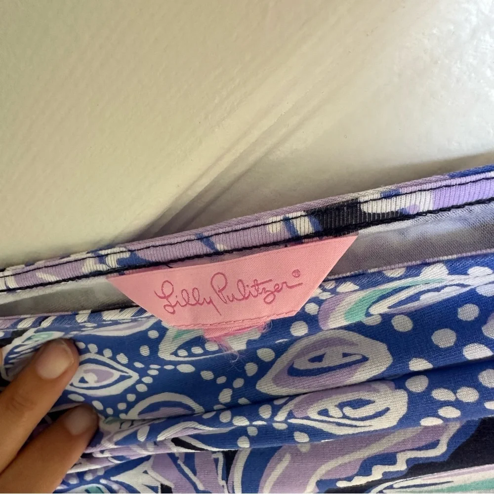 Lilly Pulitzer Parigi Midi Dress Lilac Verbena Coco Safari Purple S - Picture 5 of 11